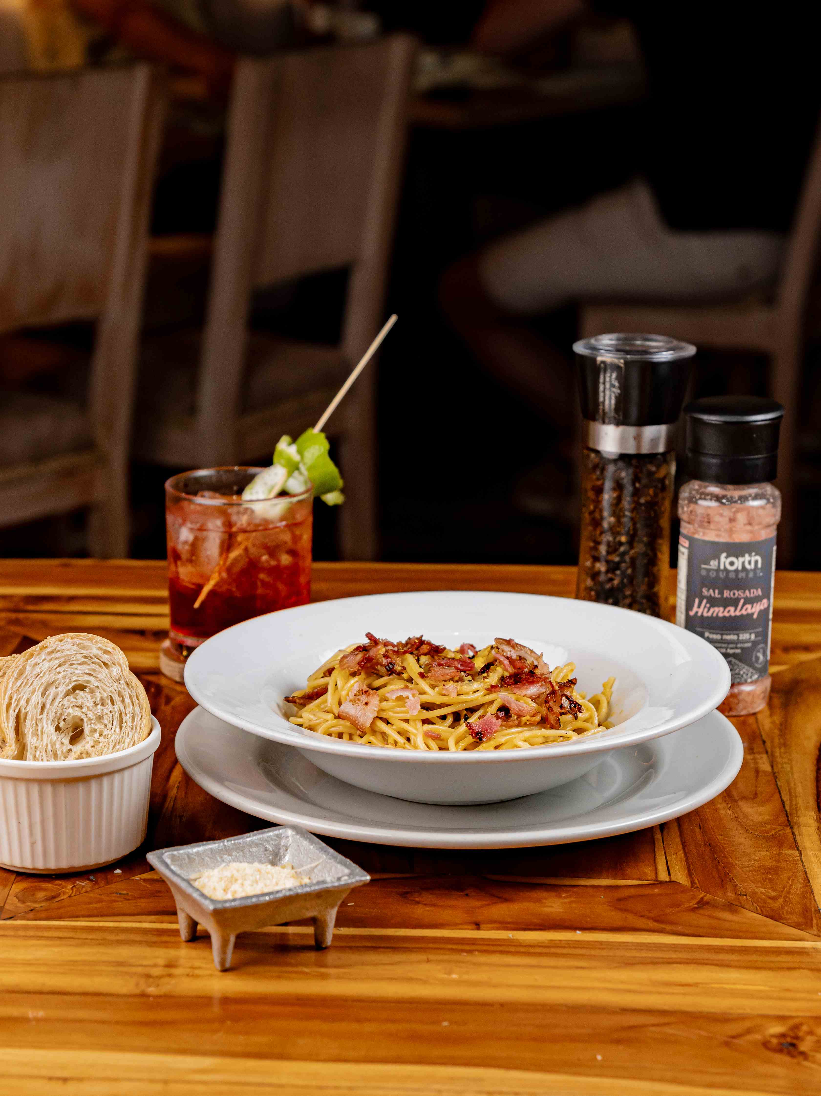 Spaghetti a la carbonara